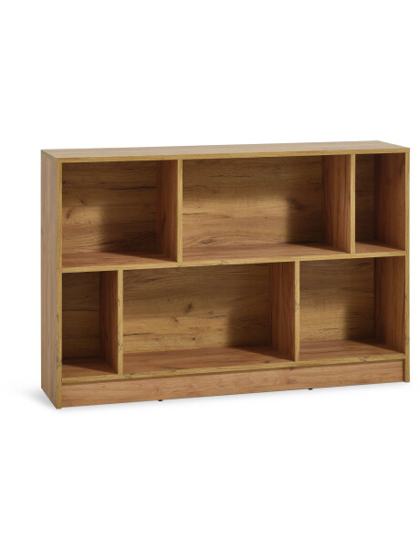 Librería MOSBJERG 6 estantes color roble Librería MOSBJERG 6 estantes color roble
