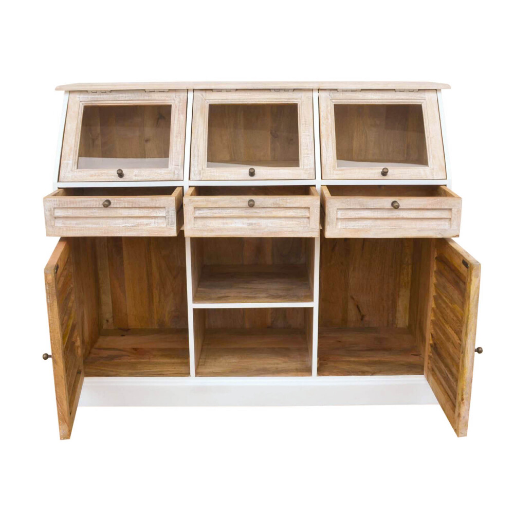 APARADOR MADERA NATURAL-BEIGE COSTA