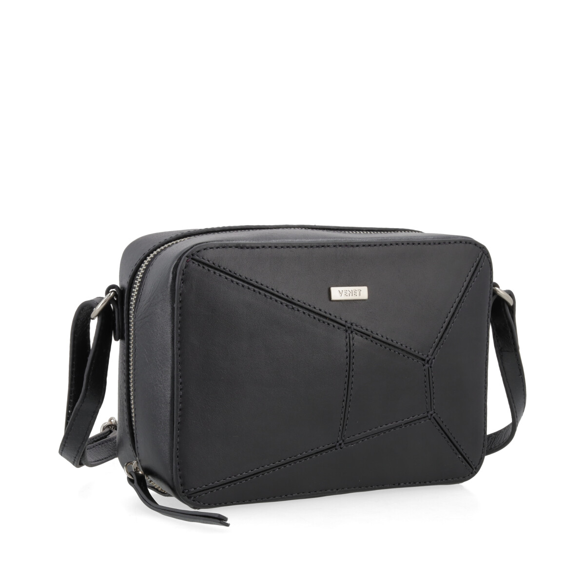CARTERAS VENET - CUERO CASSA - NEGRO 