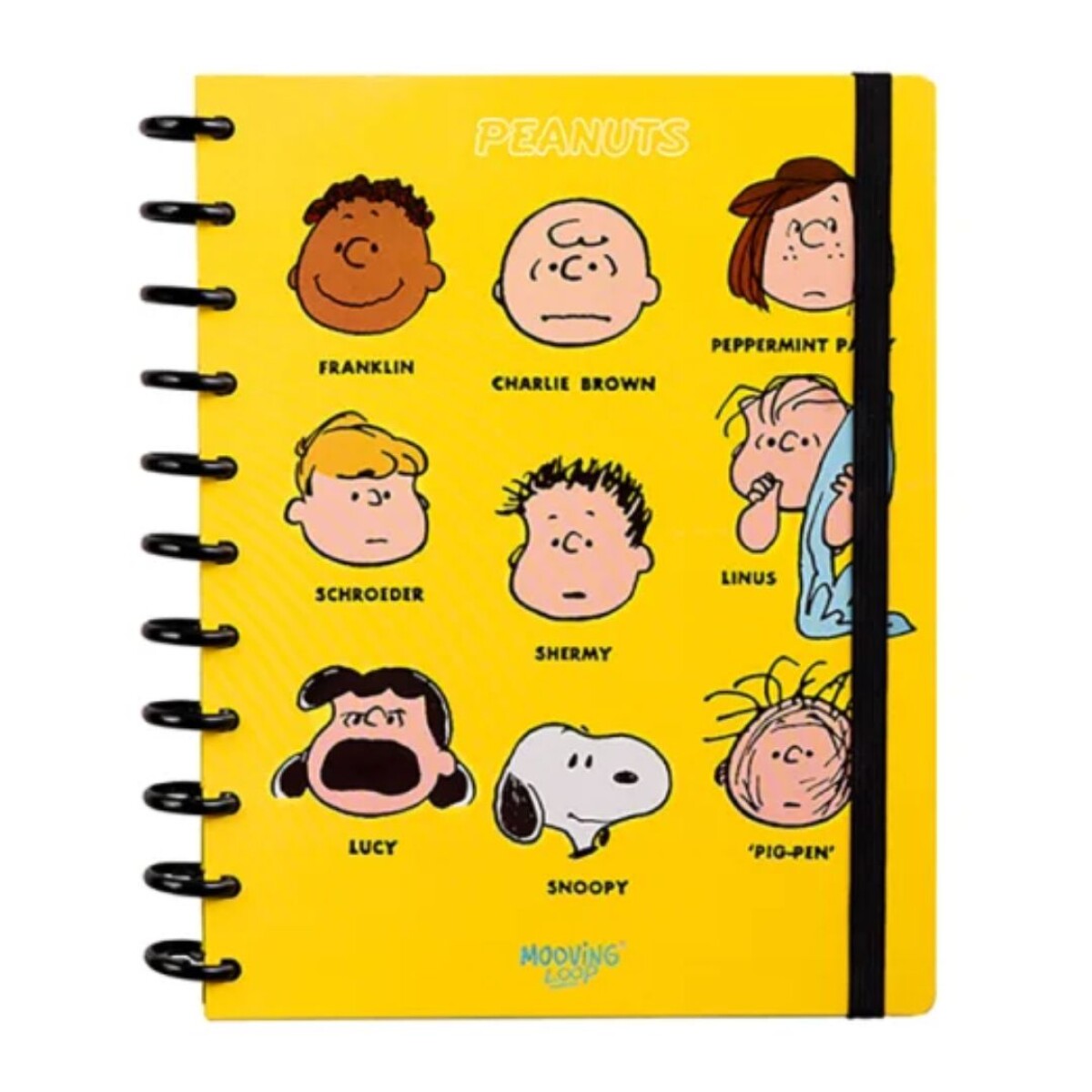 Cuaderno Mooving Snoopy Loops con discos - Cuaderno Mooving Snoopy Loops Con Discos 