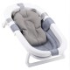 Bañera Plegable Bebesit con Almohadon y Reductor Gris