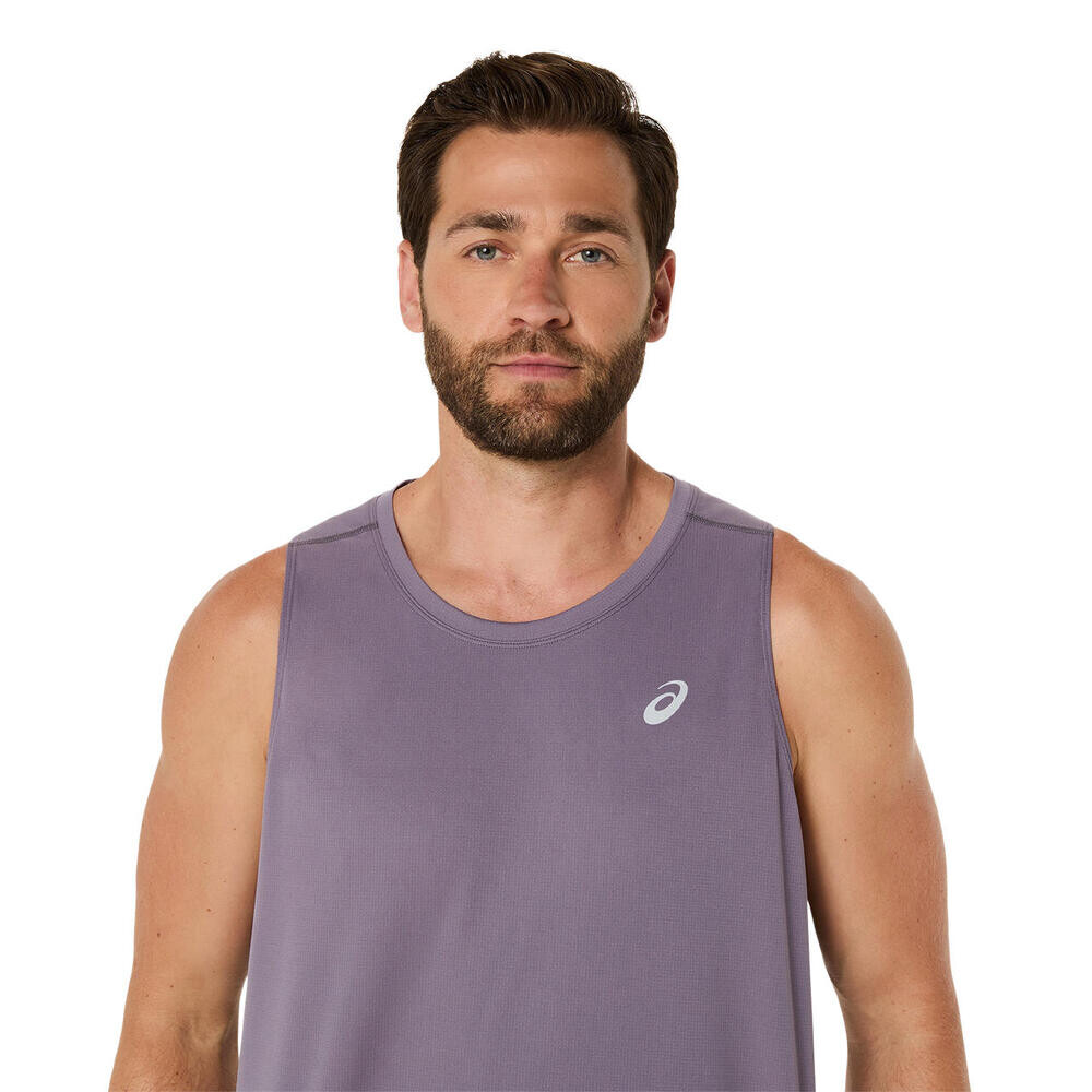 ASICS Silver Singlet - Hombre Lavender Grey