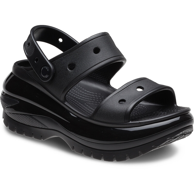 Sandalias Crocs Classic Mega Crush Negro