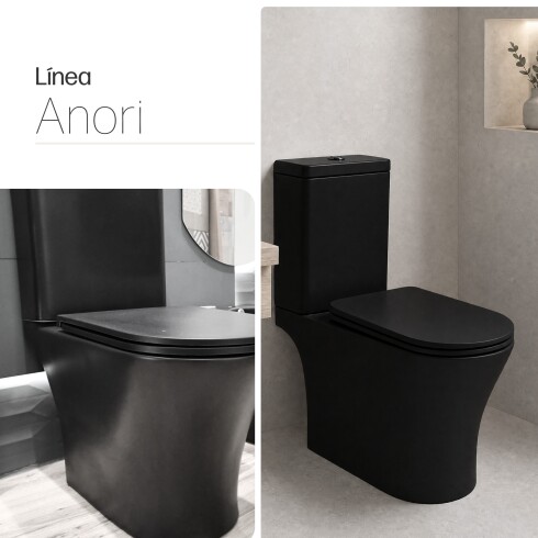SANITARIO INODORO CON MOCHILA LINEA ANORI BLANCO LOZA BAÑO 000
