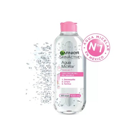 Agua micelar Garnier clásica 400 ml sin aclarado Agua micelar Garnier clásica 400 ml sin aclarado