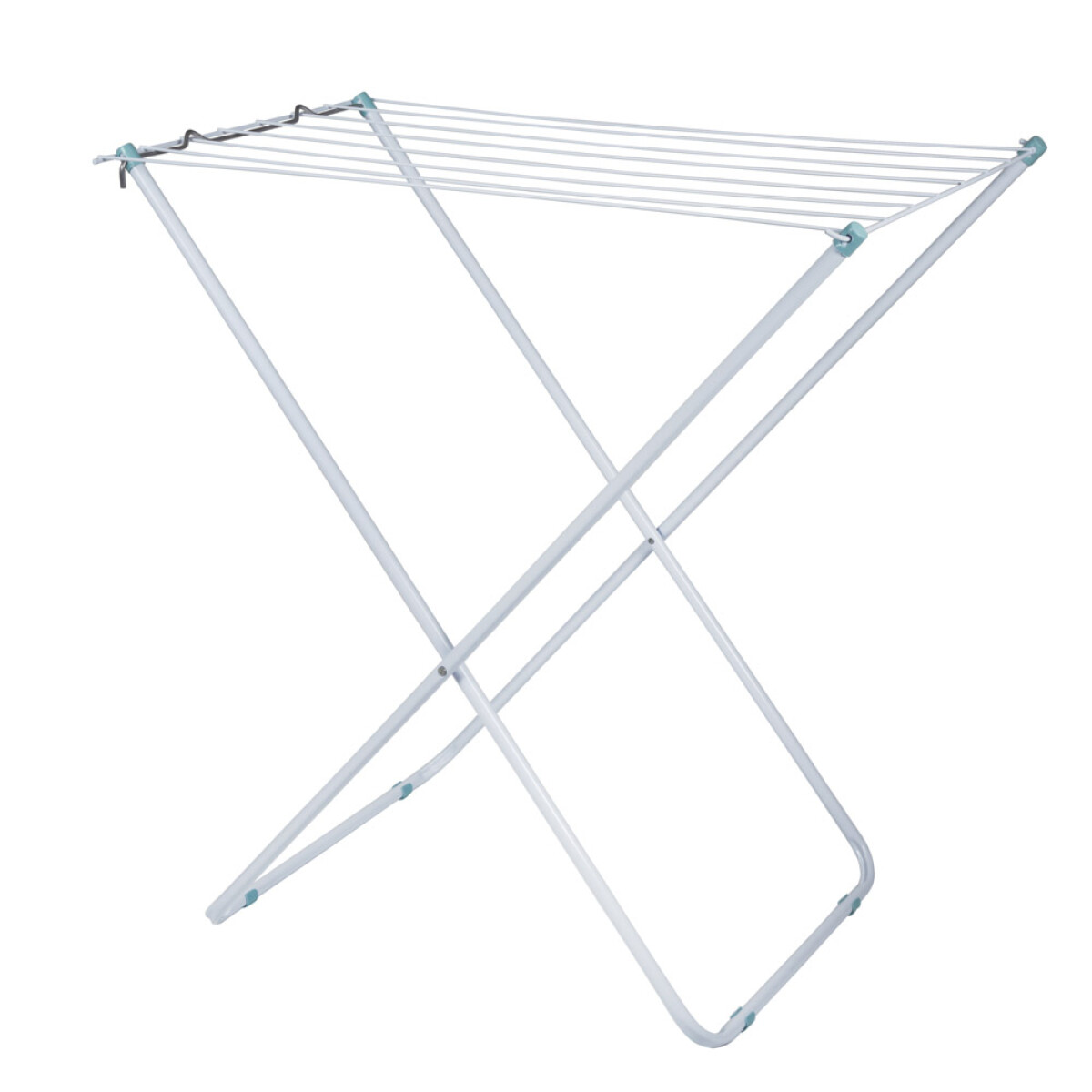 TENDEDERO DE PISO ACERO 80CM X 50CM X 83CM - SOPORTA 16 KG 