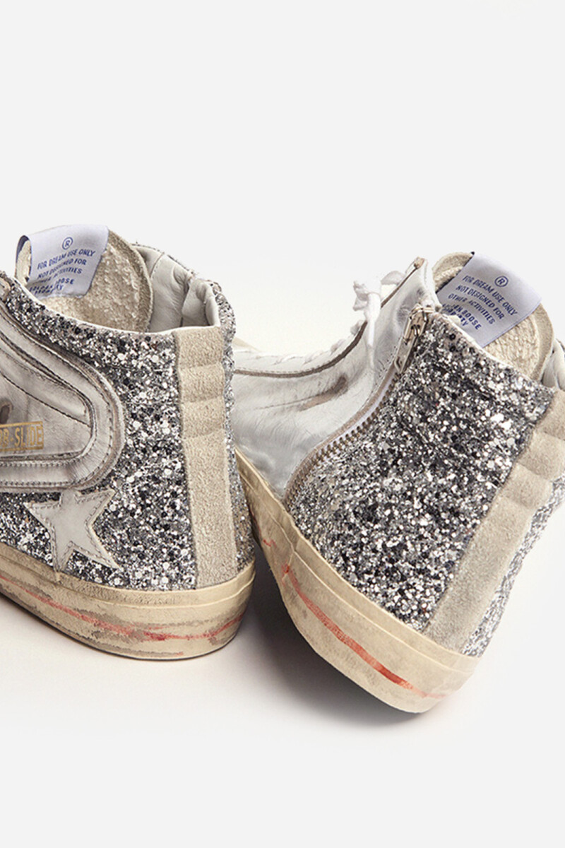 ZAPATILLA SLIDE Plata