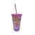 Vaso Plástico con Pajita Paw Patrol 500 ml ROSA