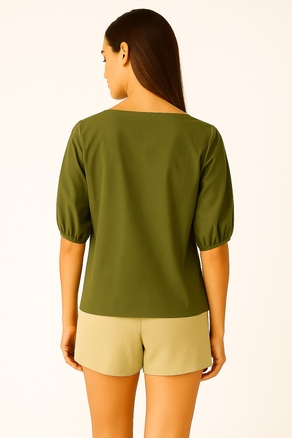 Blusa Zaphra Verde Oliva