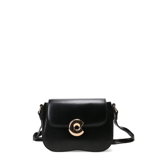 Cartera Miss Carol Lera Con Asa Larga Negro