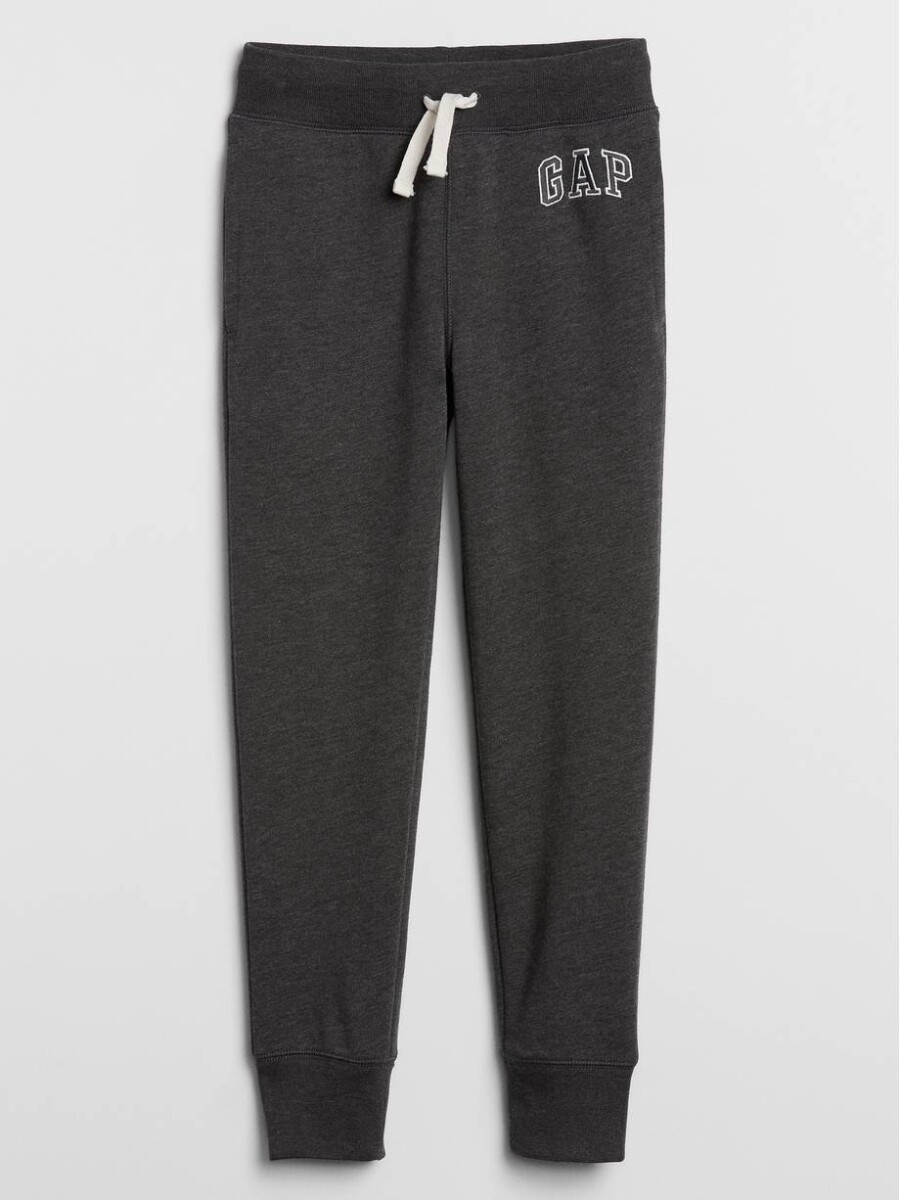 Pantalón Deportivo Logo Con Felpa Gap Niño - Charcoal Grey B65 