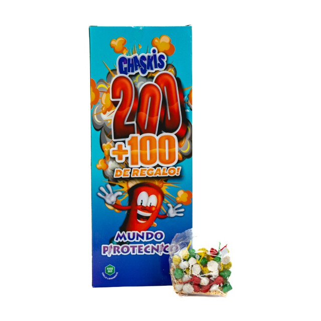 ESTALLO MUNDO CHASKI 200+100PCS ESTALLO MUNDO CHASKI 200+100PCS