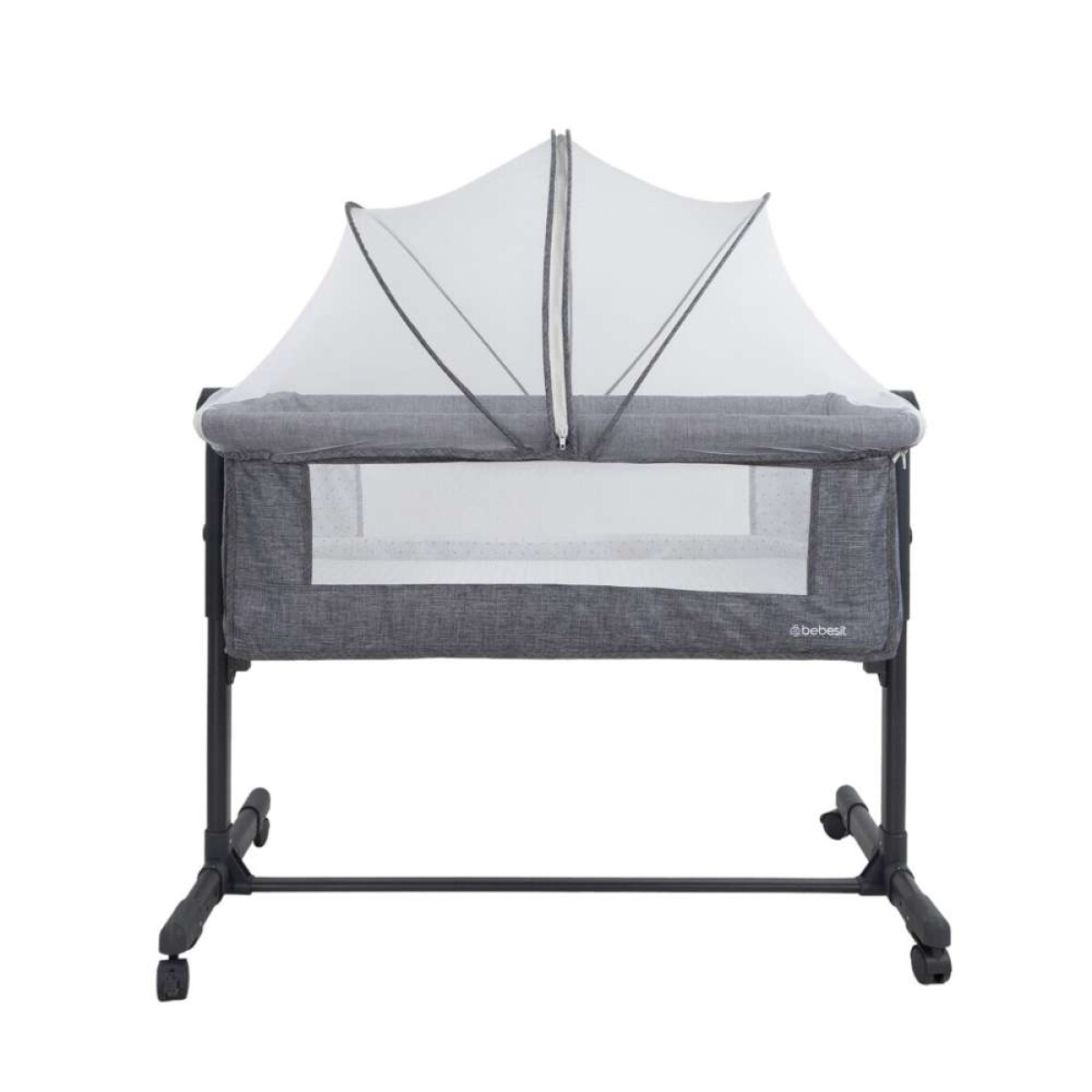 Cuna Colecho Con Mosquitero Myside Bebesit - Gris 