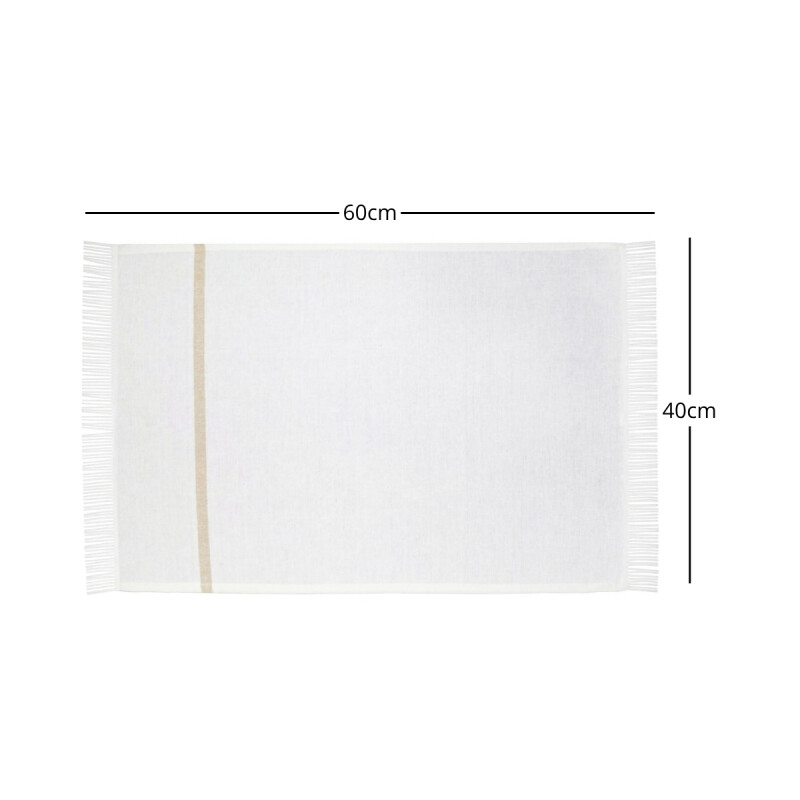 Set x2 Repasador Algodón 40x60cm BLANCO