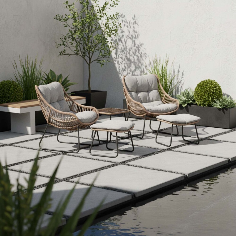 SET DE EXTERIOR RATTAN-SINTETICO-Y-ACERO NATURAL-BEIGE MALDIVA