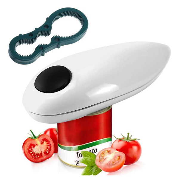 Abrelatas Eléctrico Automático Robot Mínimo Esfuerzo Pila Abrelatas Eléctrico Automático Robot Mínimo Esfuerzo Pila