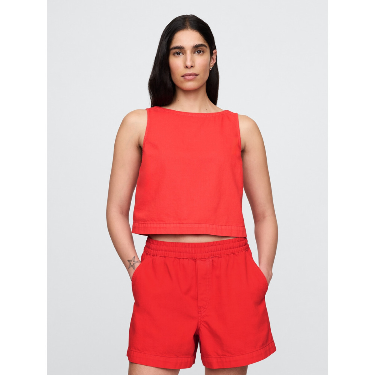 SL SHELL TANK - TOMATO - tomato 