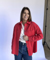 Camisa gabardina roja