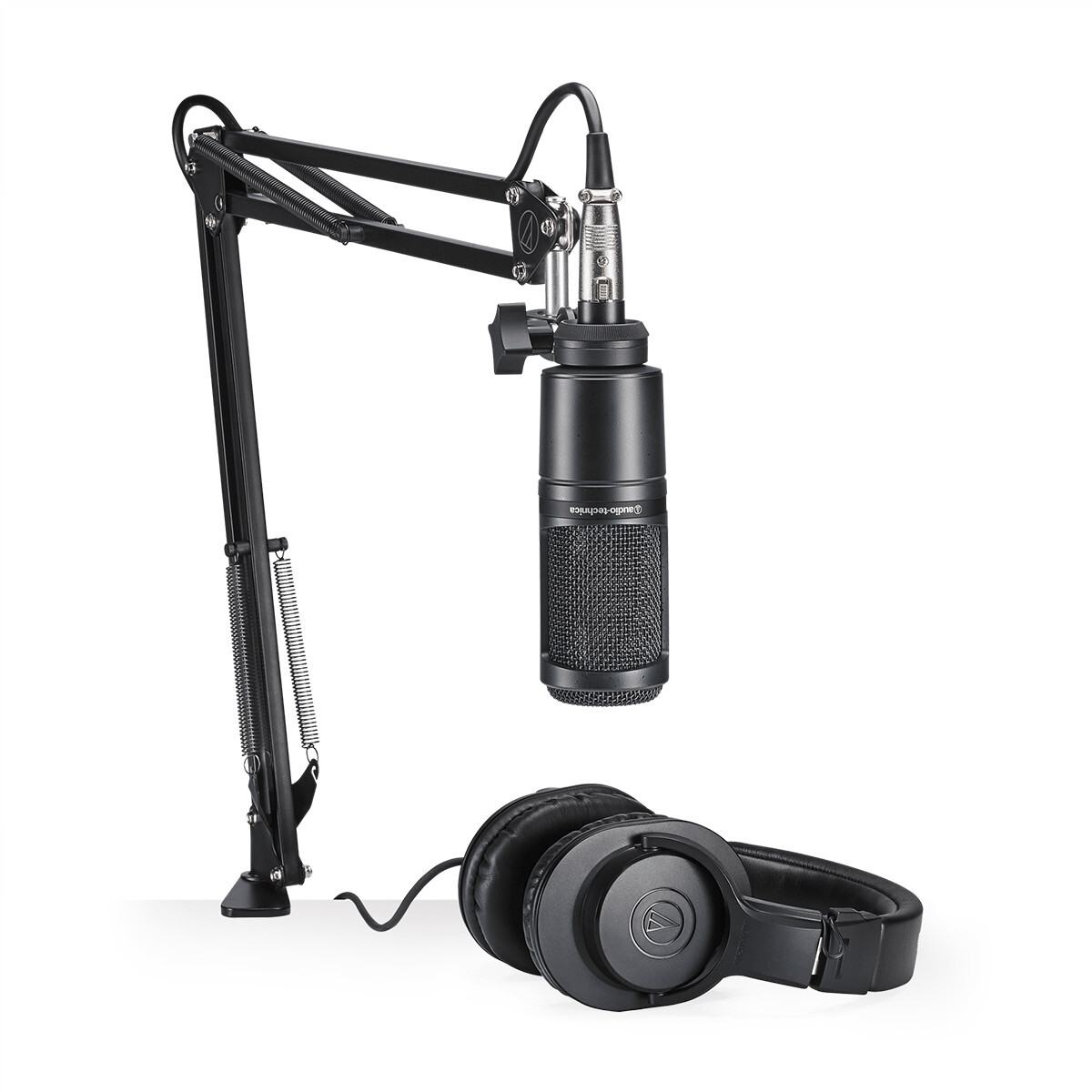 PACK PARA STREAMING AUDIO TECHNICA MIC 2020 Y AURICULAR M20X 