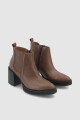 Bota caña baja Leticia Marrón
