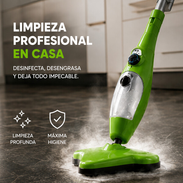 Limpiador A Vapor Goldtech 12 En 1 1300w 450ml Mopa Limpiador A Vapor Goldtech 12 En 1 1300w 450ml Mopa