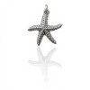 Dije Colgante Estrella de Mar-Plata 925 inflada-Sin Piedra-CP3358 sinpiedra