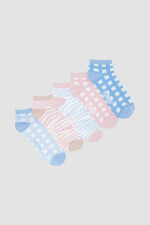 Pack de 5 medias cortas colores lisos Variante 45
