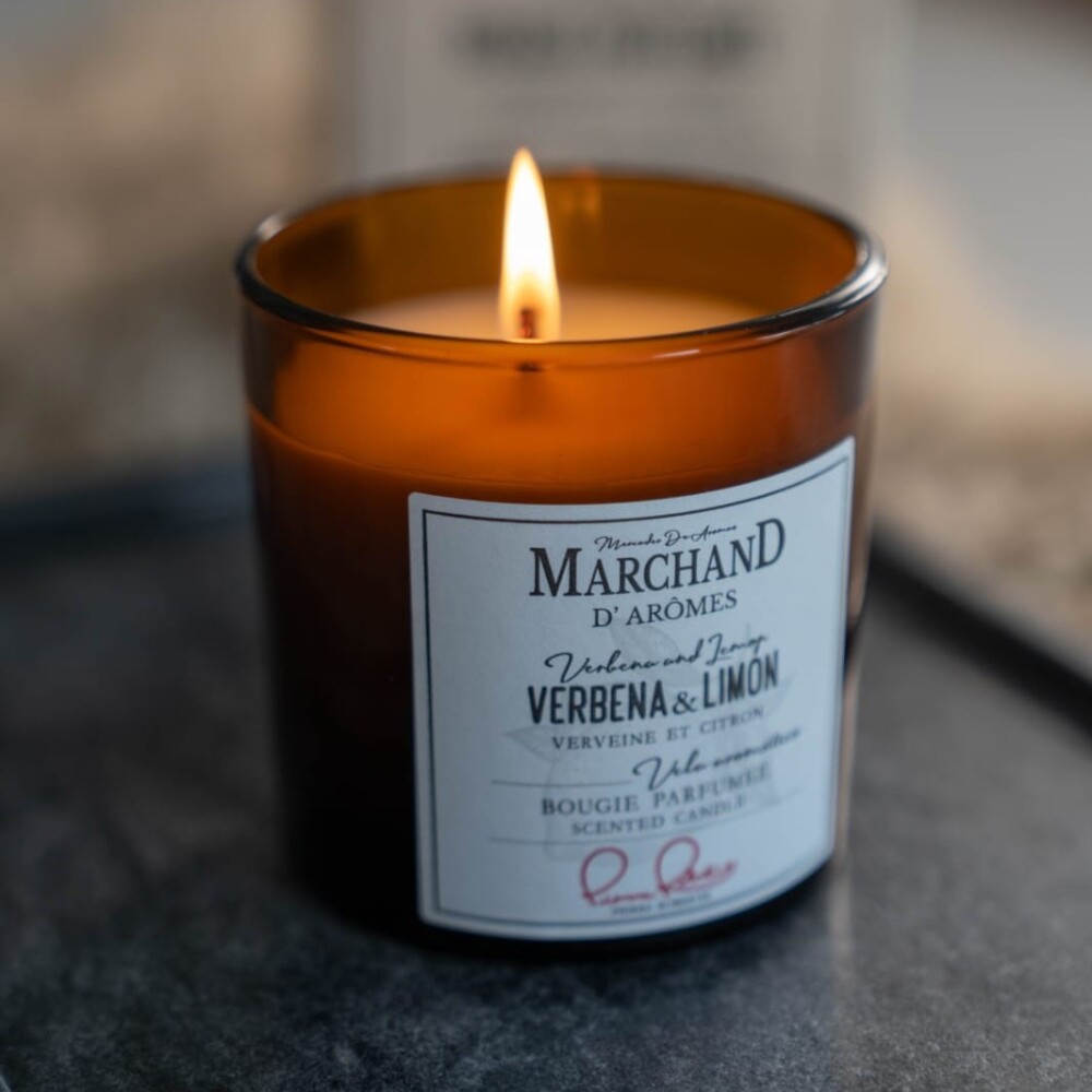 Vela aromática, Verbena y Limón Vela aromática, Verbena y Limón