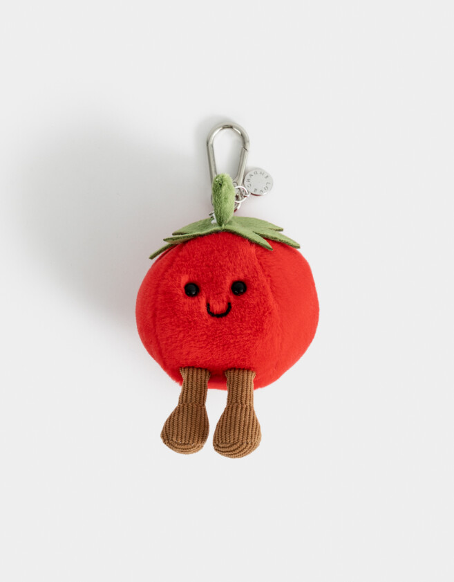 Llavero Peluche Llavero & Charm De Peluche Tomate - Rojo Medio