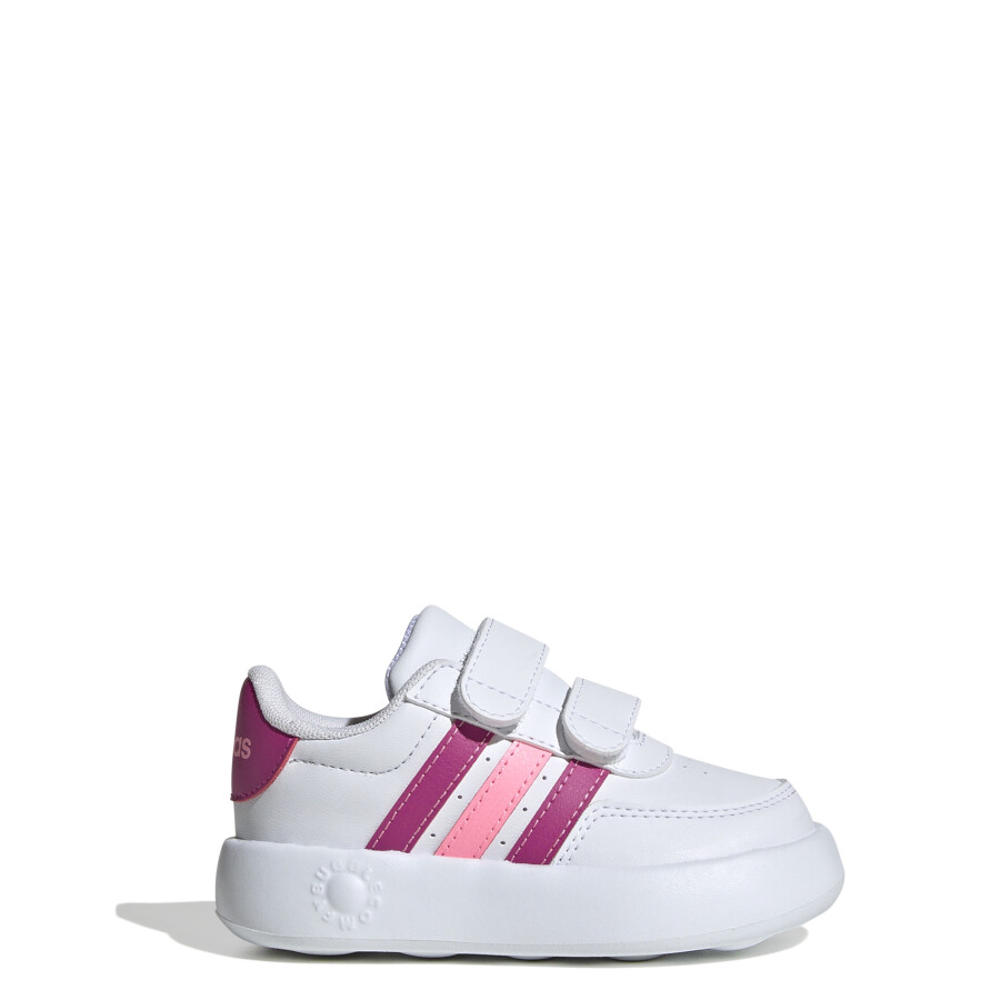 Championes de Niños Adidas Breaknet 2.0 Blanco - Fucsia - Rosa