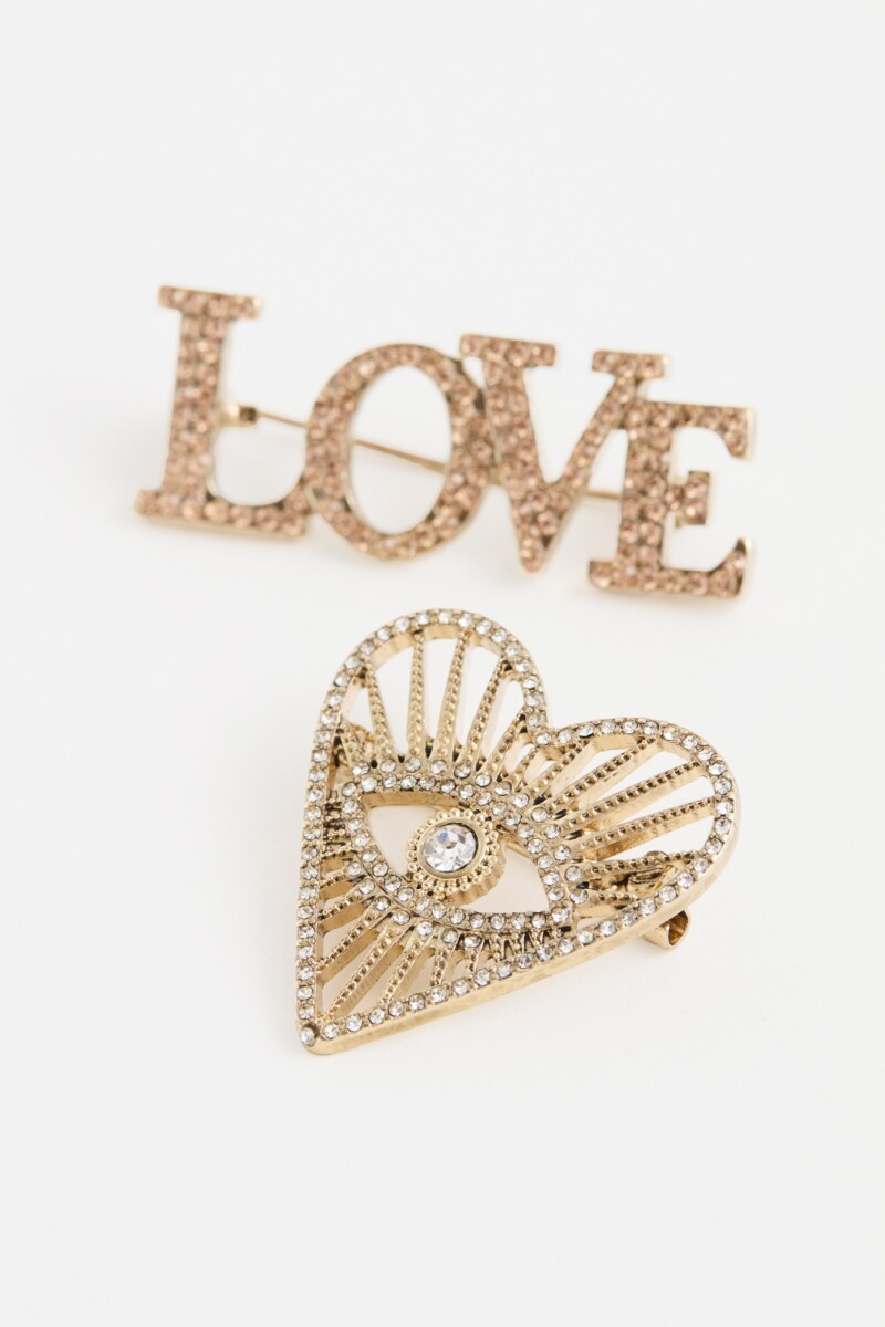 Set Pin Lover Dorado