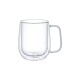 Set x2 tazas doble pared 250ml TRANSPARENTE