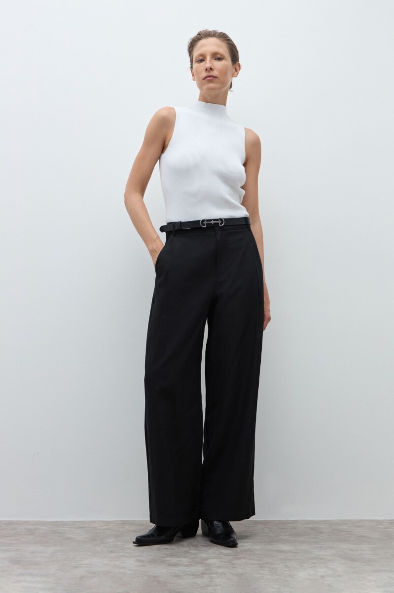 Pantalón clásico - negro 