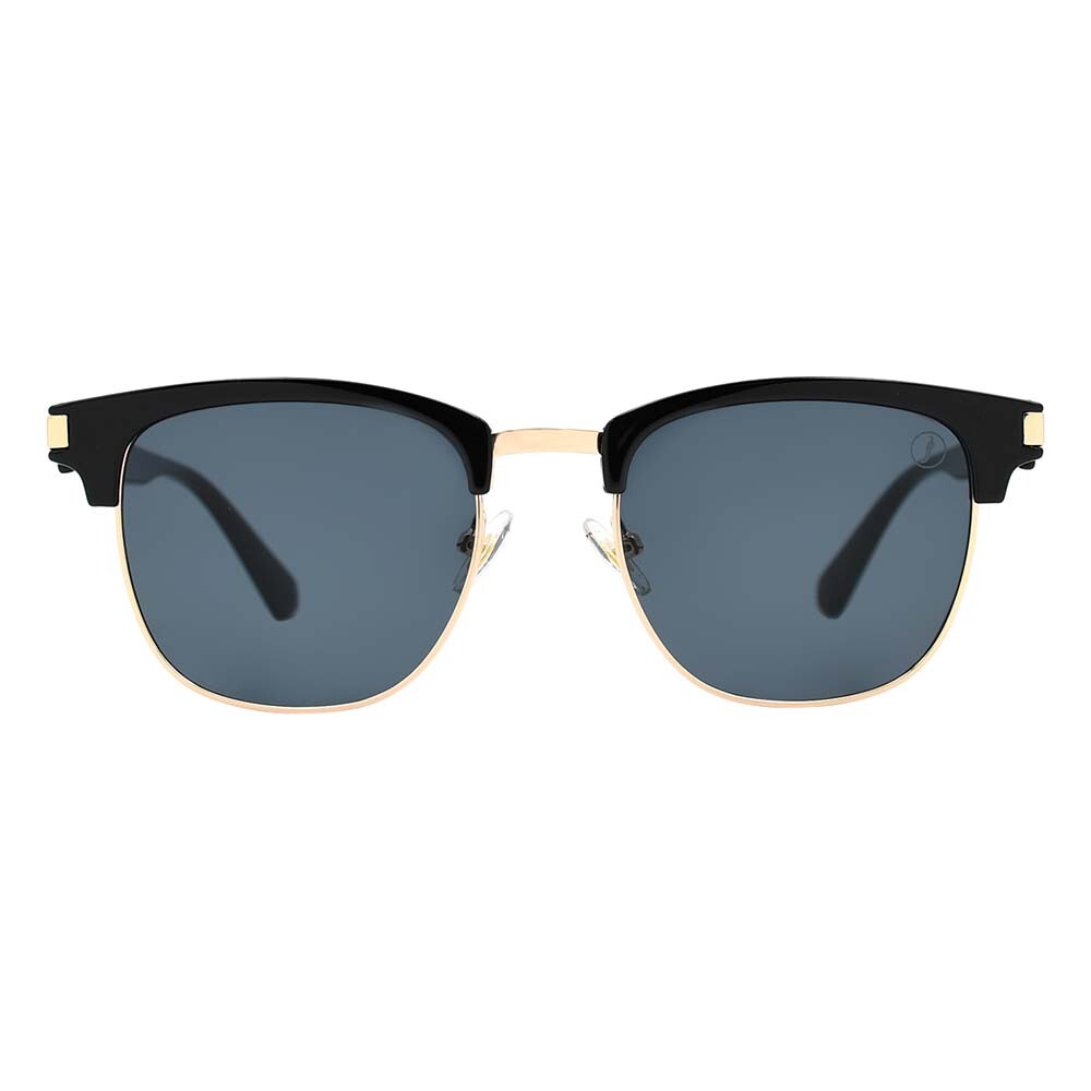 Lentes De Sol De Acero Inoxidable Jazz Anitta Negro/Negro