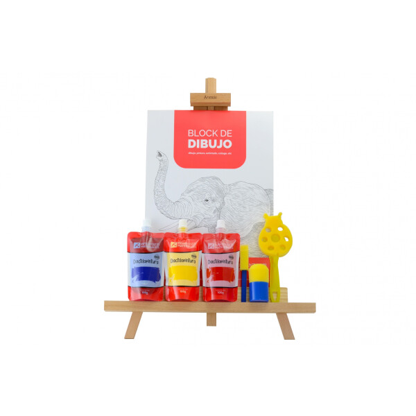 Kit Atril de mesa Dactiloacuarela Única