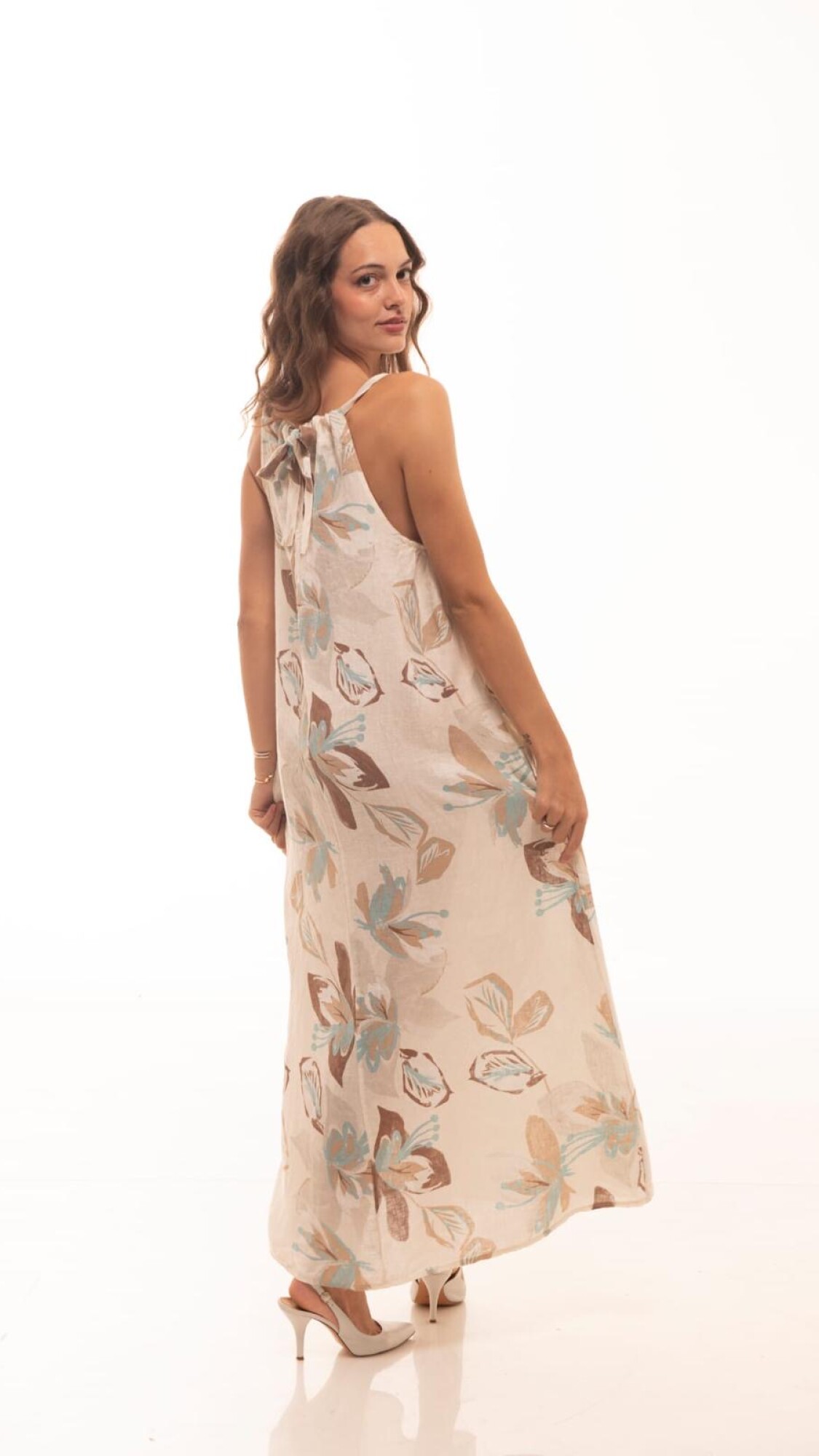 Vestido Laccio Beige