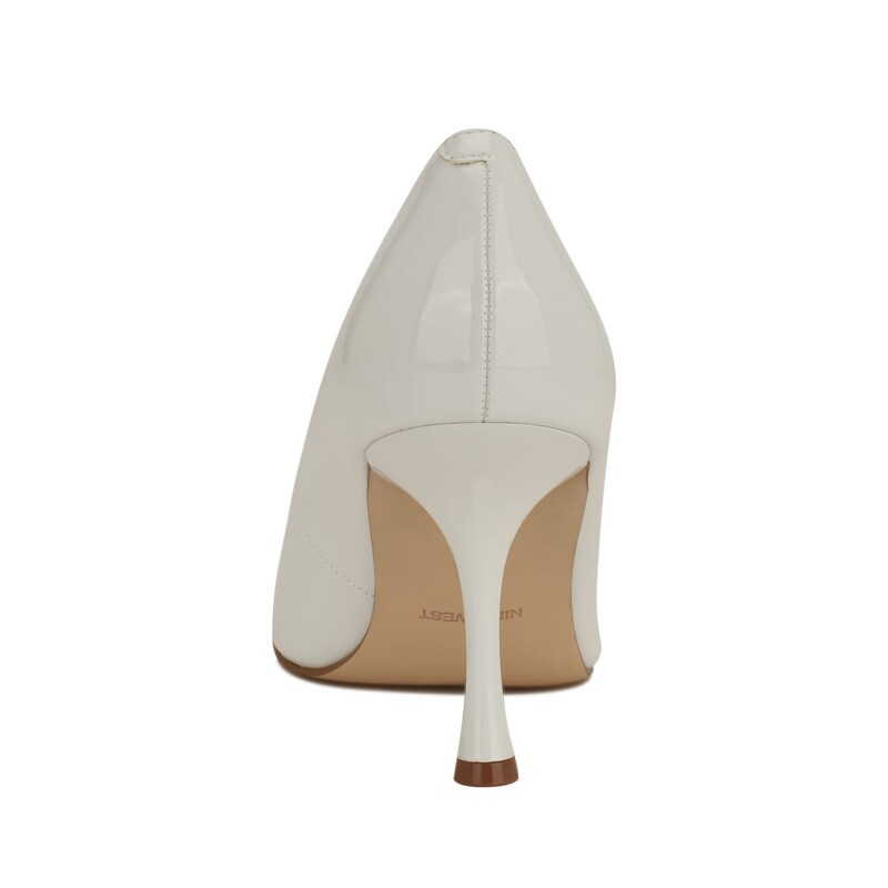 Zapato de Tacón Pursee3 White 01 Suede