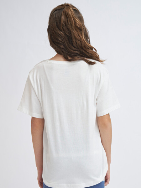 Remera manga corta Blanco