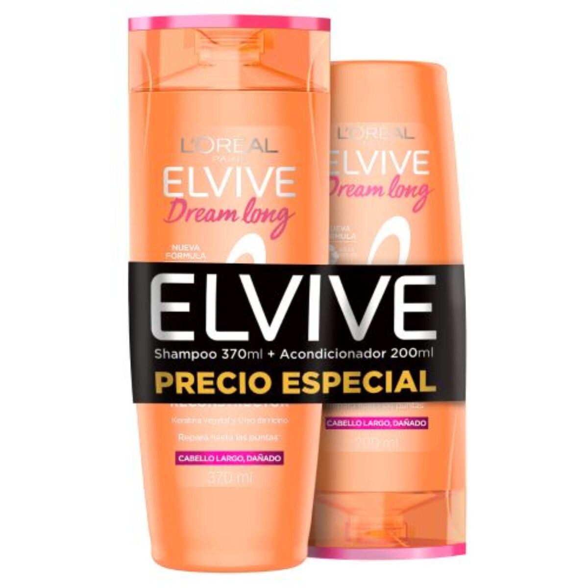 Shampoo L'Oréal Elvive Dream Long Pack Ahorro 370ML + AC 200ML 