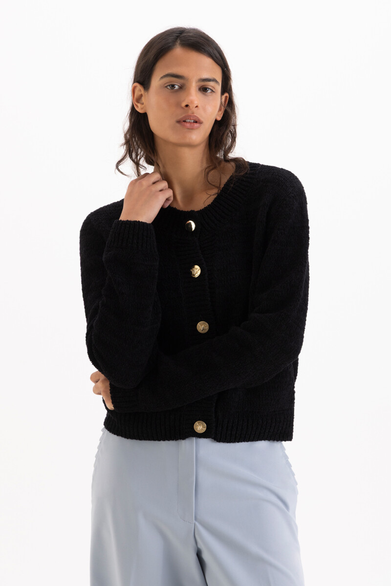 CARDIGAN SIMONE Negro