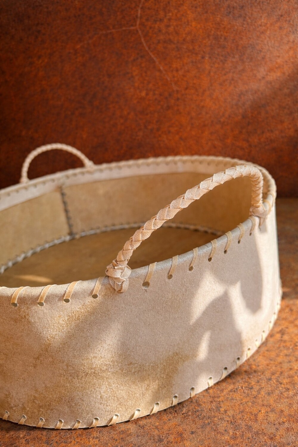 Round Table Basket Trenzado Claro