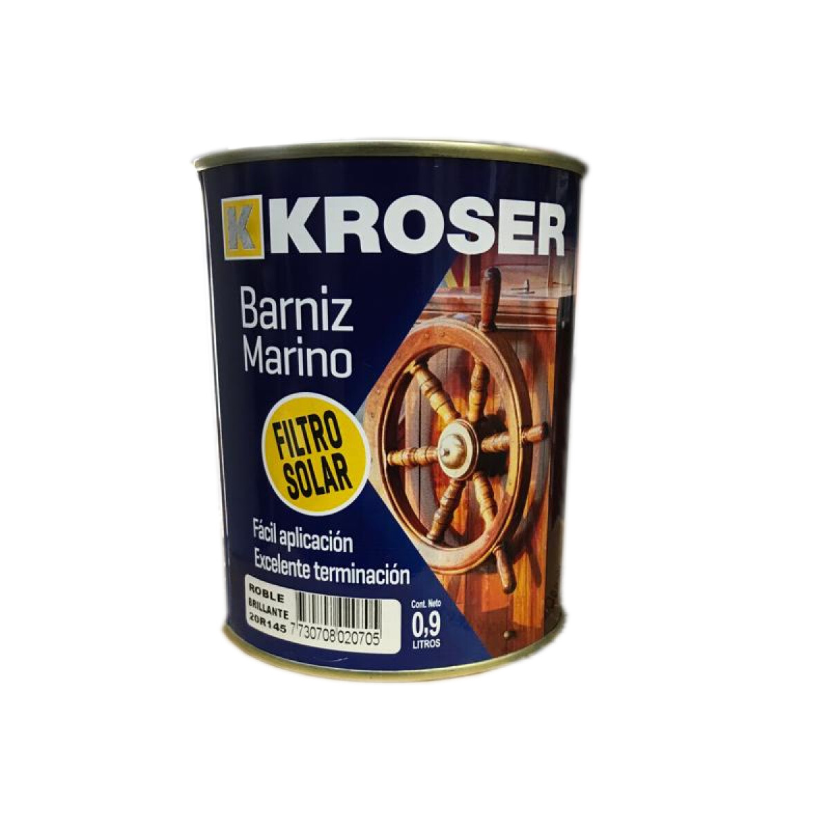 BARNIZ KROSER NATURAL BRILLANTE C/FLTRO SOLAR 0.90L ++ - N/a 