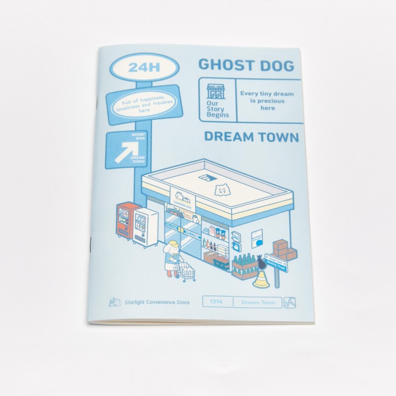 CUADERNO GRAPADO A5 (GHOST DOG DREAM TOWN/AZUL) CUADERNO GRAPADO A5 (GHOST DOG DREAM TOWN/AZUL)
