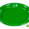 Plato Biodegradable 23cm x10Un Verde