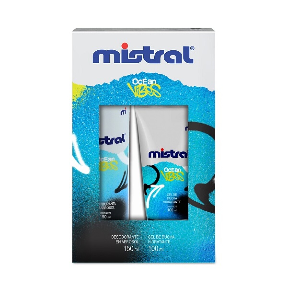 Desodorante Mistral Ocean Vibes 150ml+gel Ducha 100ml 
