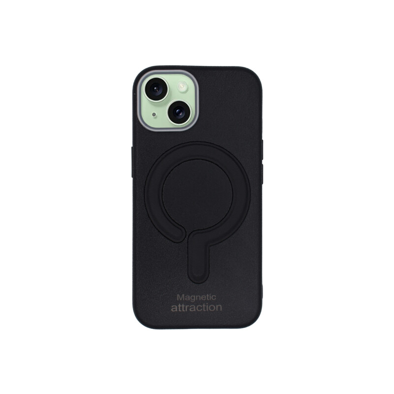 Protector para iPhone 15 texturada color negro Protector Para Iphone 15 Texturada Color Negro