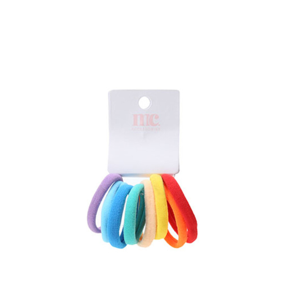 Gomita de pelo pack x8 multicolor Miss Carol 