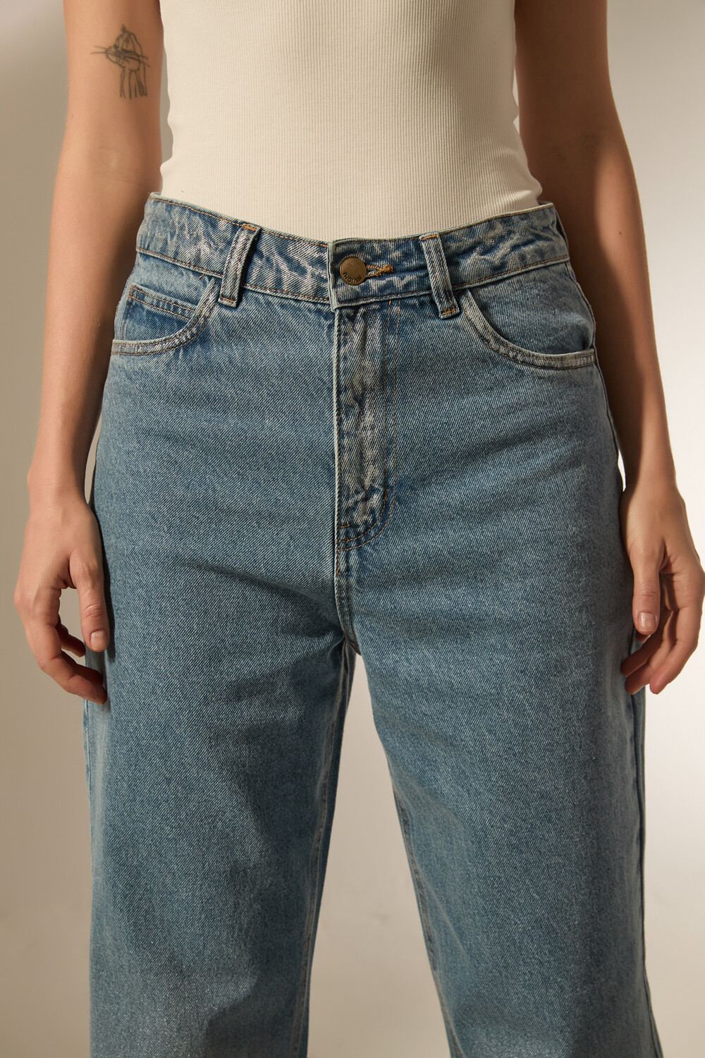 Pantalon Danisa Azul Grisaceo