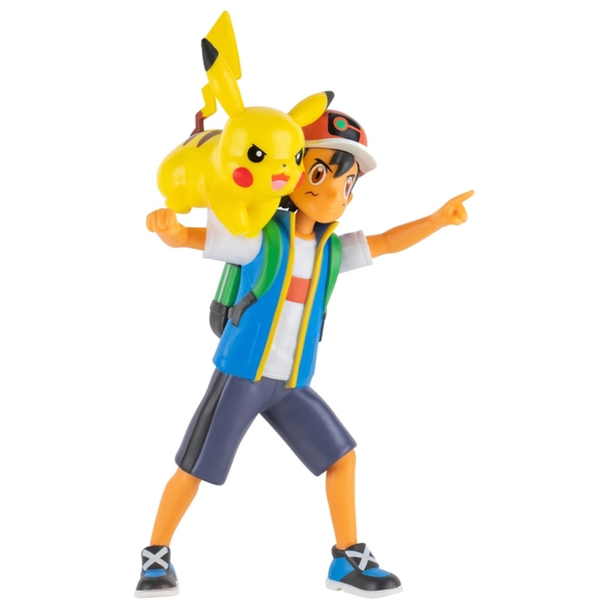 Pokémon Figura De Batalla - Ash + Pikachu 