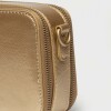 Mini bag New Penny en efecto cuero charol Platino